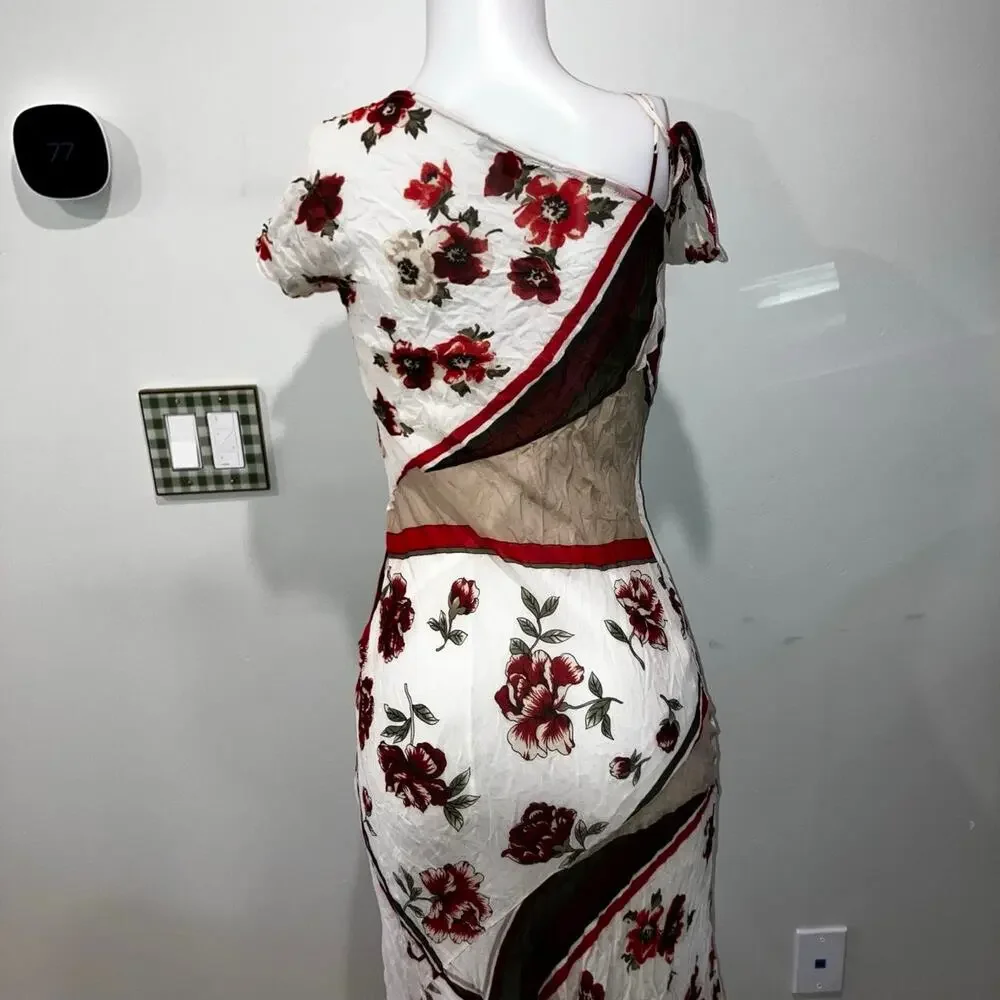 Vintage 90s y2k italian silk dress